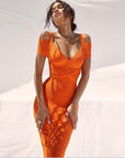 Summer Off Shoulder Bandage Dress