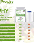 Multivits and Iron+ 180 Tablets by Prowise Healthcare - Toi ‘n’ Moi Ltd