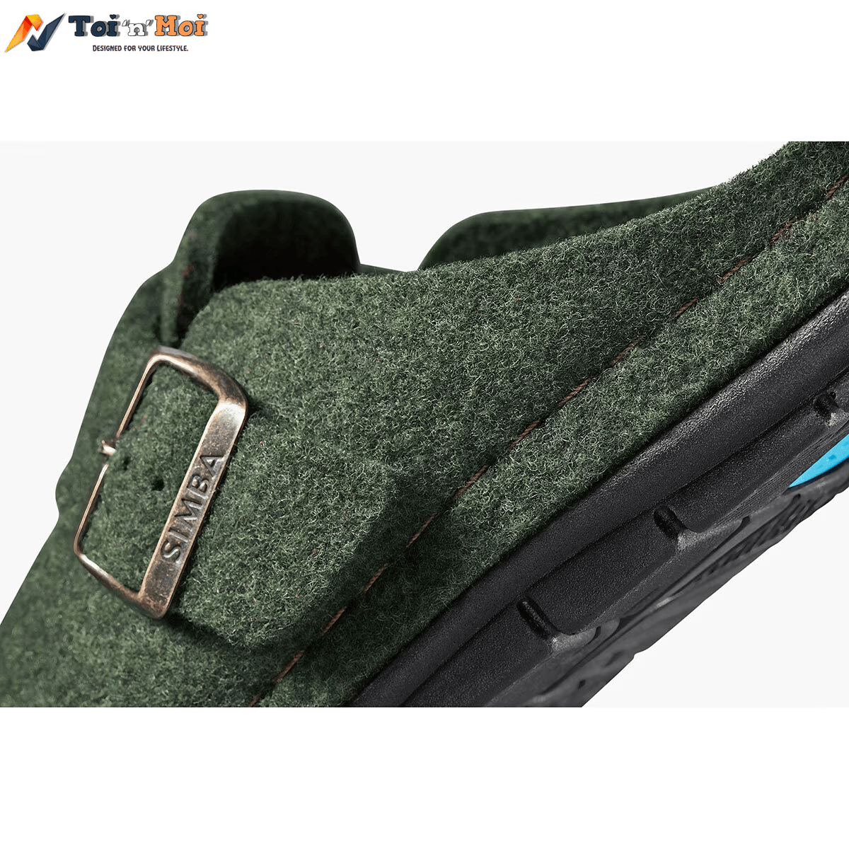 Simba Men'S Stormur Slipper in Green - Toi ‘n’ Moi Ltd