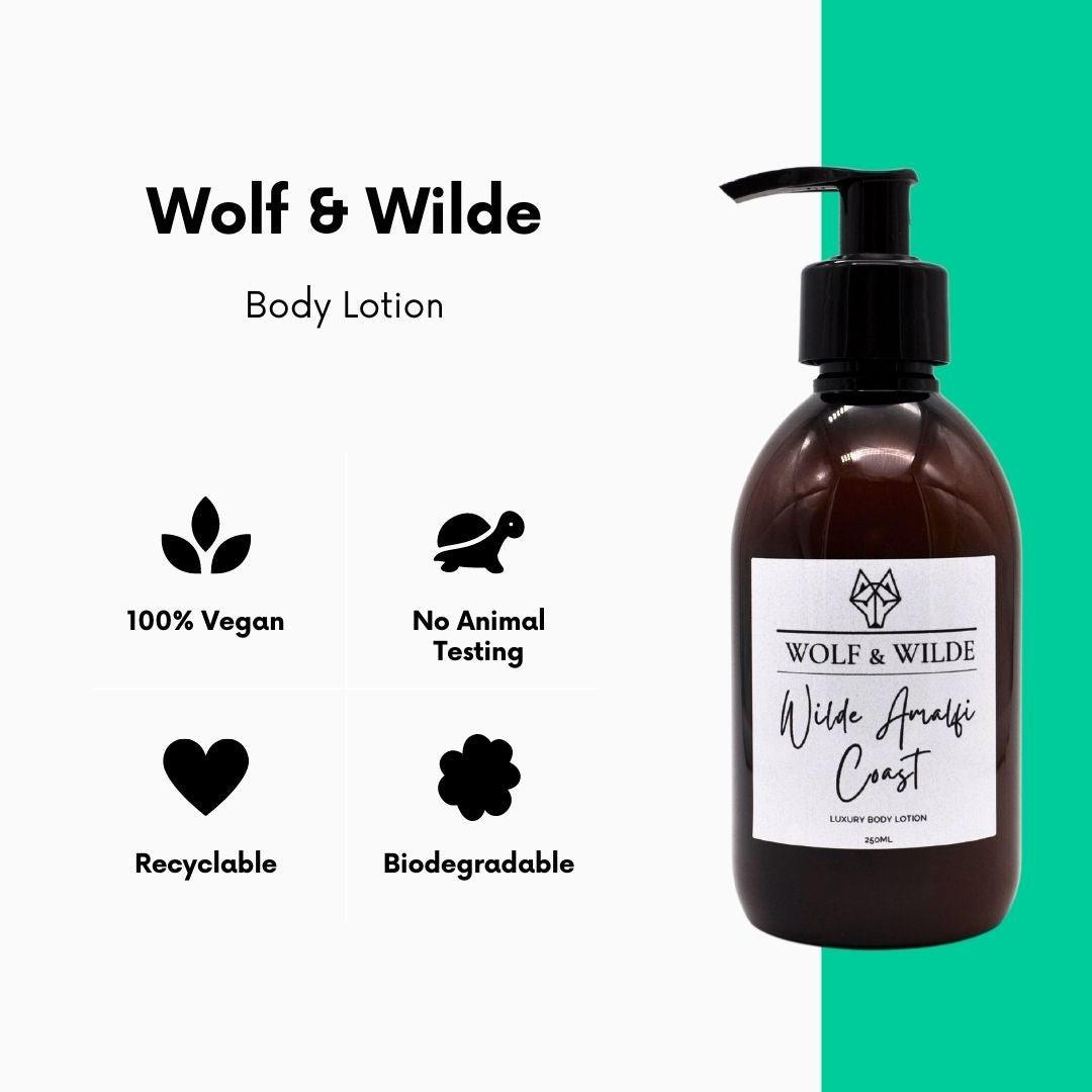 Wilde Amalfi Coast Luxury Body Lotion 250ML - Toi ‘n’ Moi Ltd