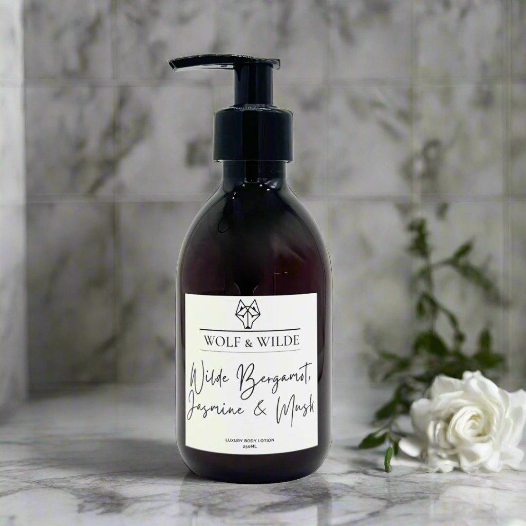 Wilde Bergamot, Jasmine &amp; Musk Luxury Body Lotion 250ML - Toi ‘n’ Moi Ltd