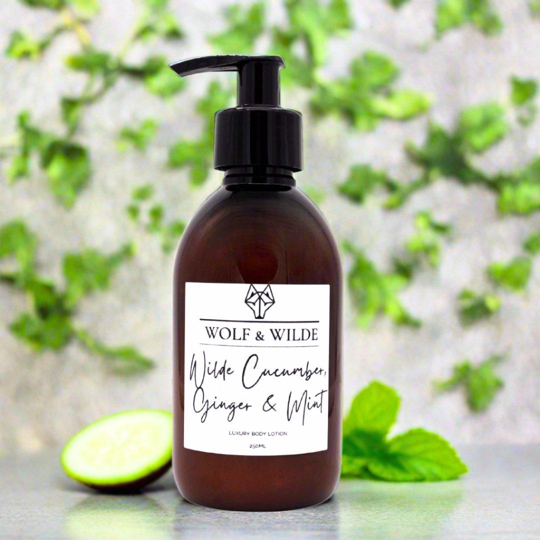 Wilde Cucumber, Ginger & Mint Luxury Body Lotion 250ML - Toi ‘n’ Moi Ltd